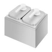 Distributeur de sauces en acier inoxydable 2 x 2 litres PREMIUM - GOLDINOX