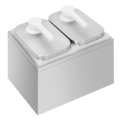 Distributeur de sauces en acier inoxydable 2 x 2 litres PREMIUM - GOLDINOX