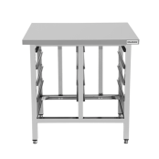 Support de four en acier inoxydable (Hauteur 900 mm) avec 2 x 4 niveaux GN 1/1 PREMIUM - GOLDINOX