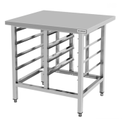 Support de four en acier inoxydable (Hauteur 900 mm) avec 2 x 4 niveaux GN 1/1 PREMIUM - GOLDINOX