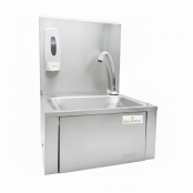 Lave-mains à commande fémorale + Distributeur de savon IDEAL - GOLDINOX