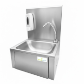 Lave-mains à commande fémorale + Distributeur de savon IDEAL - GOLDINOX