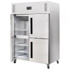 Réfrigérateur inox 1200 L / 4 Portillons