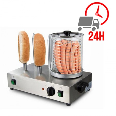 Machine à Hot-dog 4 plots - 230V / RESTONOBLE