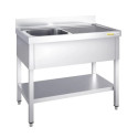 Plonge inox 1 Bac - Profondeur 700 mm