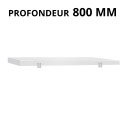 Plaque de découpe blanche profondeur 800 mm (Conforme HACCP)