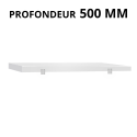 Plaque de découpe blanche profondeur 500 mm (Conforme HACCP)