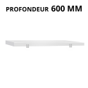 Plaque de découpe blanche profondeur 600 mm (Conforme HACCP)